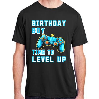 Funny Birthday Boy Time To Level Up Funny Video Game Adult ChromaSoft Performance T-Shirt