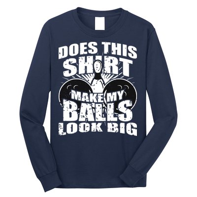 Funny Bowling Ball Shirts Gag Gift Bowling Shirts For Men Long Sleeve Shirt