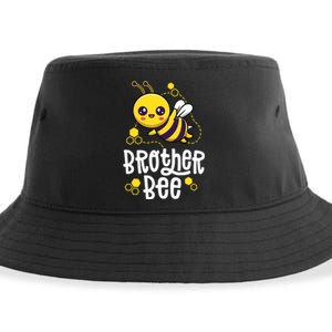 Family Bees Brother Bro First Bee Day Outfit Birthday Sustainable Bucket Hat