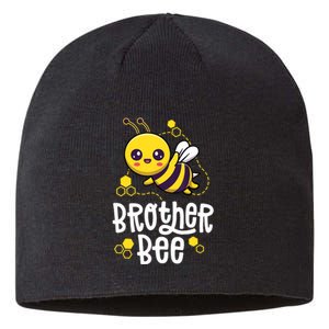 Family Bees Brother Bro First Bee Day Outfit Birthday Sustainable Beanie