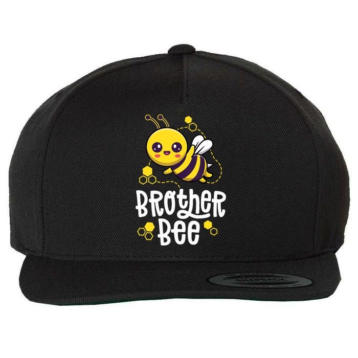 Family Bees Brother Bro First Bee Day Outfit Birthday Wool Snapback Cap