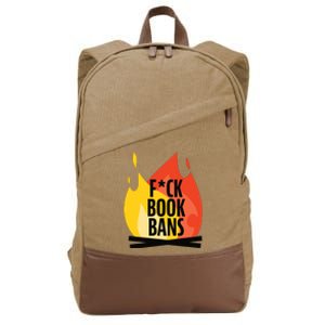 Fuck Book Bans Cotton Canvas Backpack