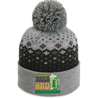 Fueled By Beer And Shenanigans The Baniff Cuffed Pom Beanie