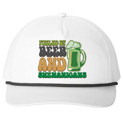 Fueled By Beer And Shenanigans Snapback Five-Panel Rope Hat