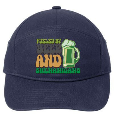 Fueled By Beer And Shenanigans 7-Panel Snapback Hat