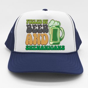 Fueled By Beer And Shenanigans Trucker Hat