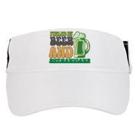 Fueled By Beer And Shenanigans Adult Drive Performance Visor