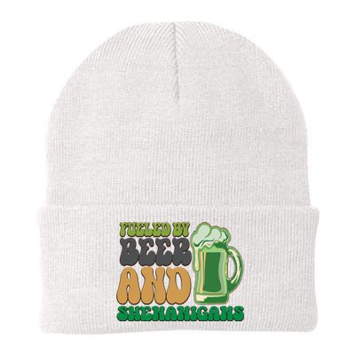 Fueled By Beer And Shenanigans Knit Cap Winter Beanie