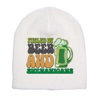 Fueled By Beer And Shenanigans Short Acrylic Beanie