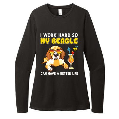 Funny Beagle Beagle Gifts Womens CVC Long Sleeve Shirt