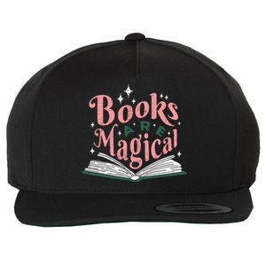 Funny Book Books Are Magical Library Reading Lovers Gift Wool Snapback Cap