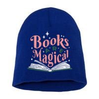 Funny Book Books Are Magical Library Reading Lovers Gift Short Acrylic Beanie