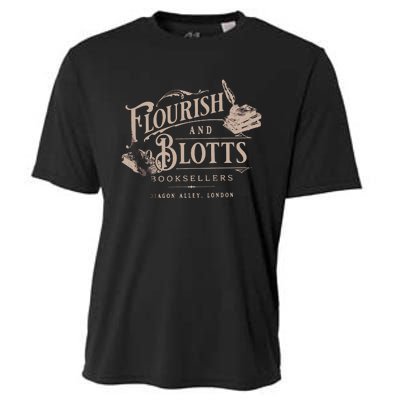 Flourish Blotts Bookish HP Fan Potter Cooling Performance Crew T-Shirt