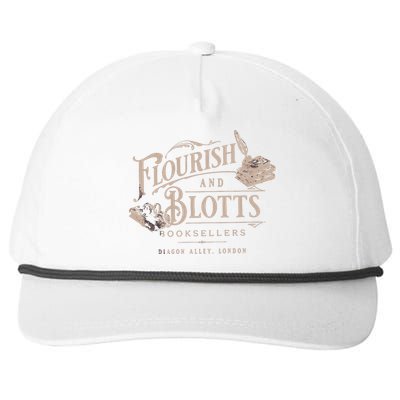 Flourish Blotts Bookish HP Fan Potter Snapback Five-Panel Rope Hat