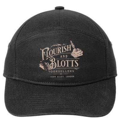 Flourish Blotts Bookish HP Fan Potter 7-Panel Snapback Hat