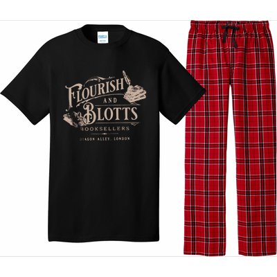 Flourish Blotts Bookish HP Fan Potter Pajama Set