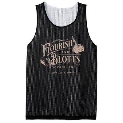 Flourish Blotts Bookish HP Fan Potter Mesh Reversible Basketball Jersey Tank