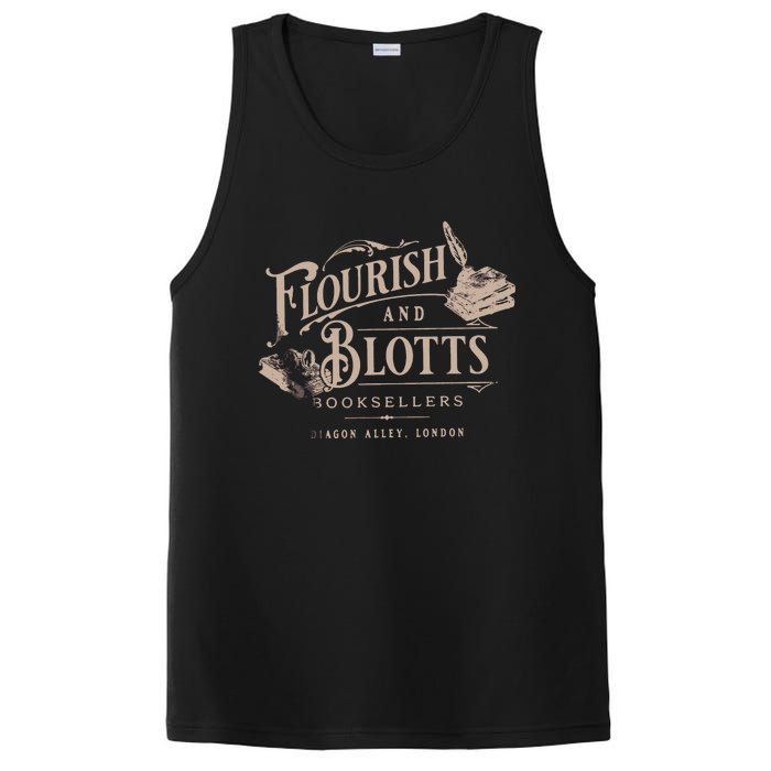 Flourish Blotts Bookish HP Fan Potter PosiCharge Competitor Tank