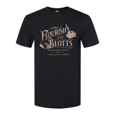 Flourish Blotts Bookish HP Fan Potter Softstyle CVC T-Shirt