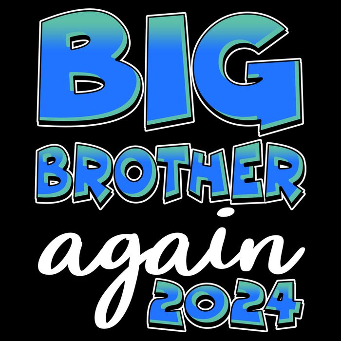 Funny Big Brother Again 2024 New Baby Sibling Flat Bill Trucker Hat