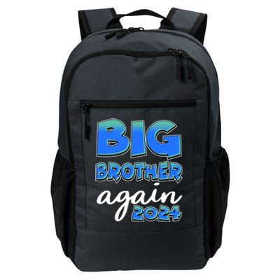 Funny Big Brother Again 2024 New Baby Sibling Daily Commute Backpack