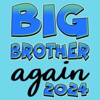Funny Big Brother Again 2024 New Baby Sibling Womens T-Shirt
