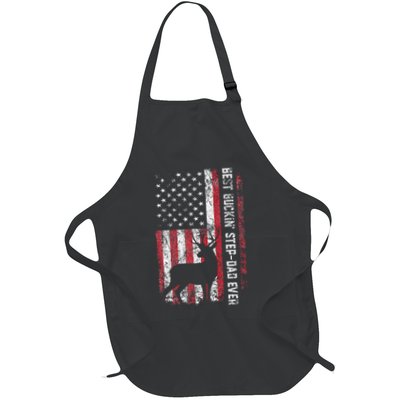 Flag Best Buckin Step Dad Ever Deer Hunting Fathers Day Apron