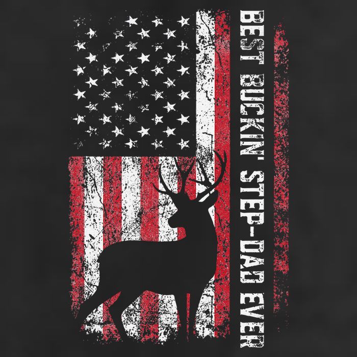 Flag Best Buckin Step Dad Ever Deer Hunting Fathers Day 15oz Campfire Ceramic Mug