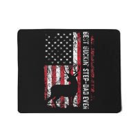 Flag Best Buckin Step Dad Ever Deer Hunting Fathers Day Mousepad