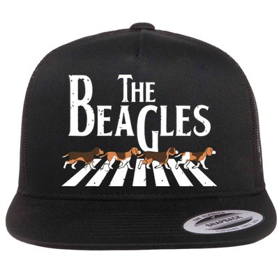 Funny Beagle Beagle Owner Tee Dog Lover Flat Bill Trucker Hat