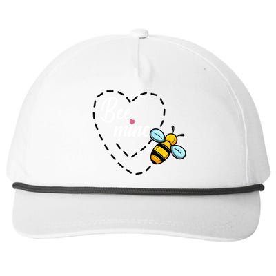 Funny Bee Beekeeper Valentines Day Gift Snapback Five-Panel Rope Hat