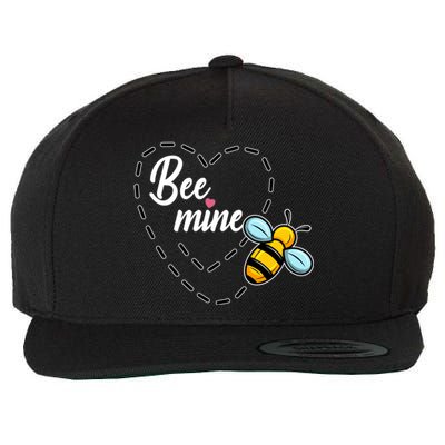 Funny Bee Beekeeper Valentines Day Gift Wool Snapback Cap