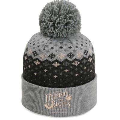 Flourish Blotts Bookish Hp Fan Potter The Baniff Cuffed Pom Beanie