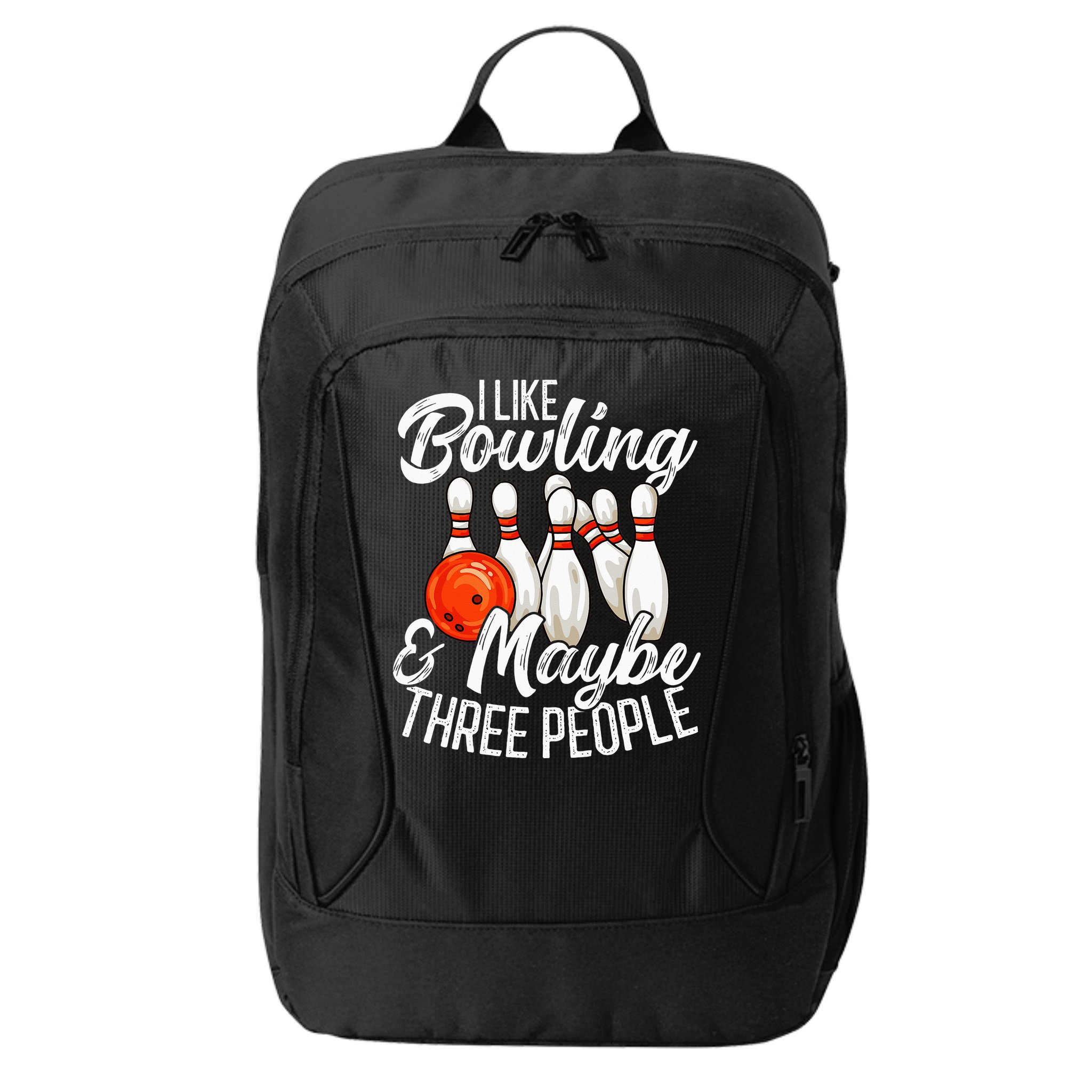 Funny Bowling Bowler Tenpin Bowling City Backpack