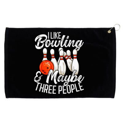 Funny Bowling Bowler Tenpin Bowling Grommeted Golf Towel