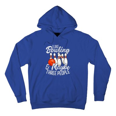 Funny Bowling Bowler Tenpin Bowling Hoodie