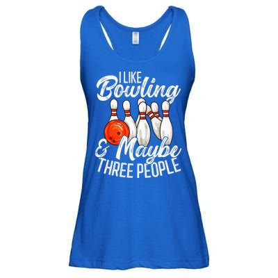 Funny Bowling Bowler Tenpin Bowling Ladies Essential Flowy Tank
