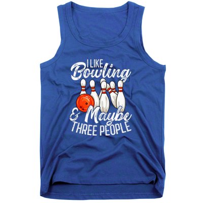 Funny Bowling Bowler Tenpin Bowling Tank Top