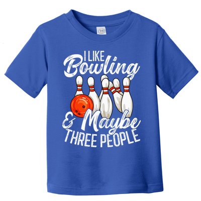 Funny Bowling Bowler Tenpin Bowling Toddler T-Shirt