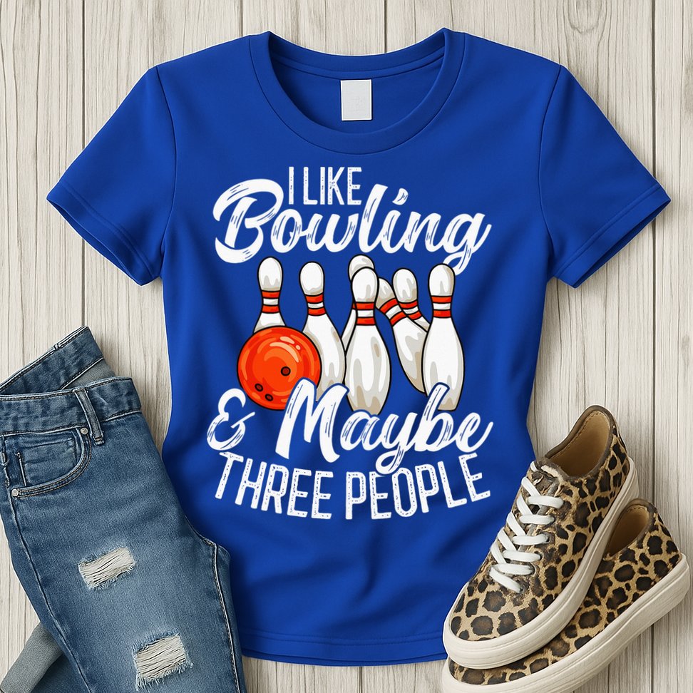 Funny Bowling Bowler Tenpin Bowling Womens T-Shirt