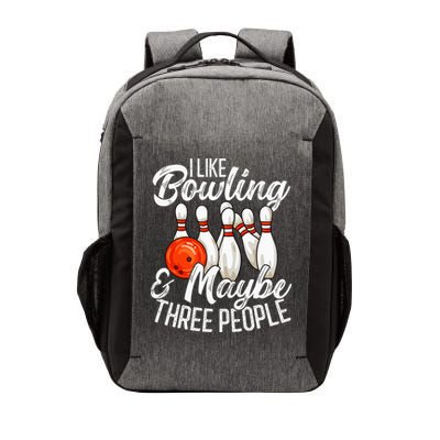 Funny Bowling Bowler Tenpin Bowling Vector Backpack