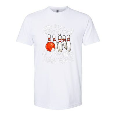 Funny Bowling Bowler Tenpin Bowling Softstyle® CVC T-Shirt