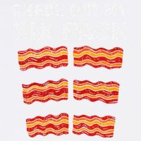 Funny Bacon BBQ Dad Grill CHECK OUT MY SIX PACK Garment-Dyed Sweatshirt