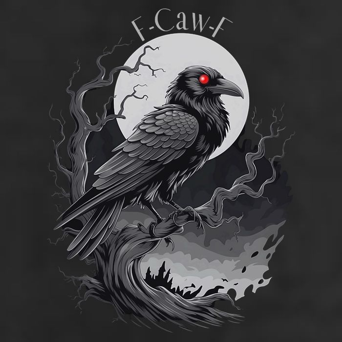 F-Caw-F Black Bird  Cool Comfort Performance Bucket Hat