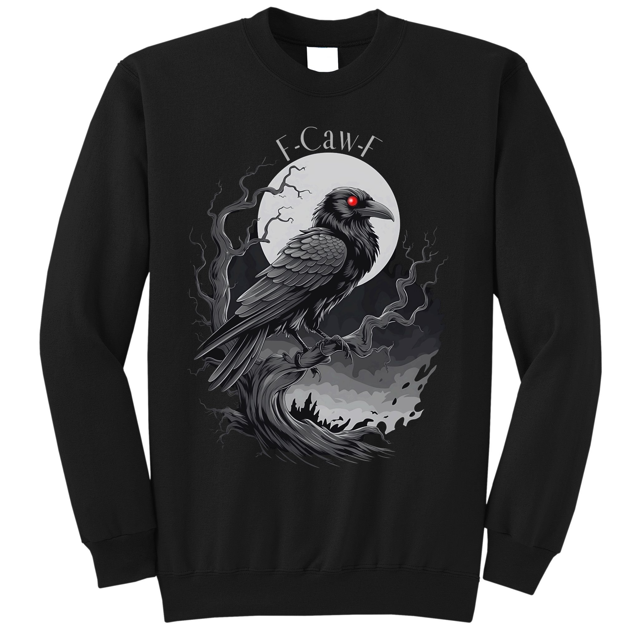 F-Caw-F Black Bird  Sweatshirt