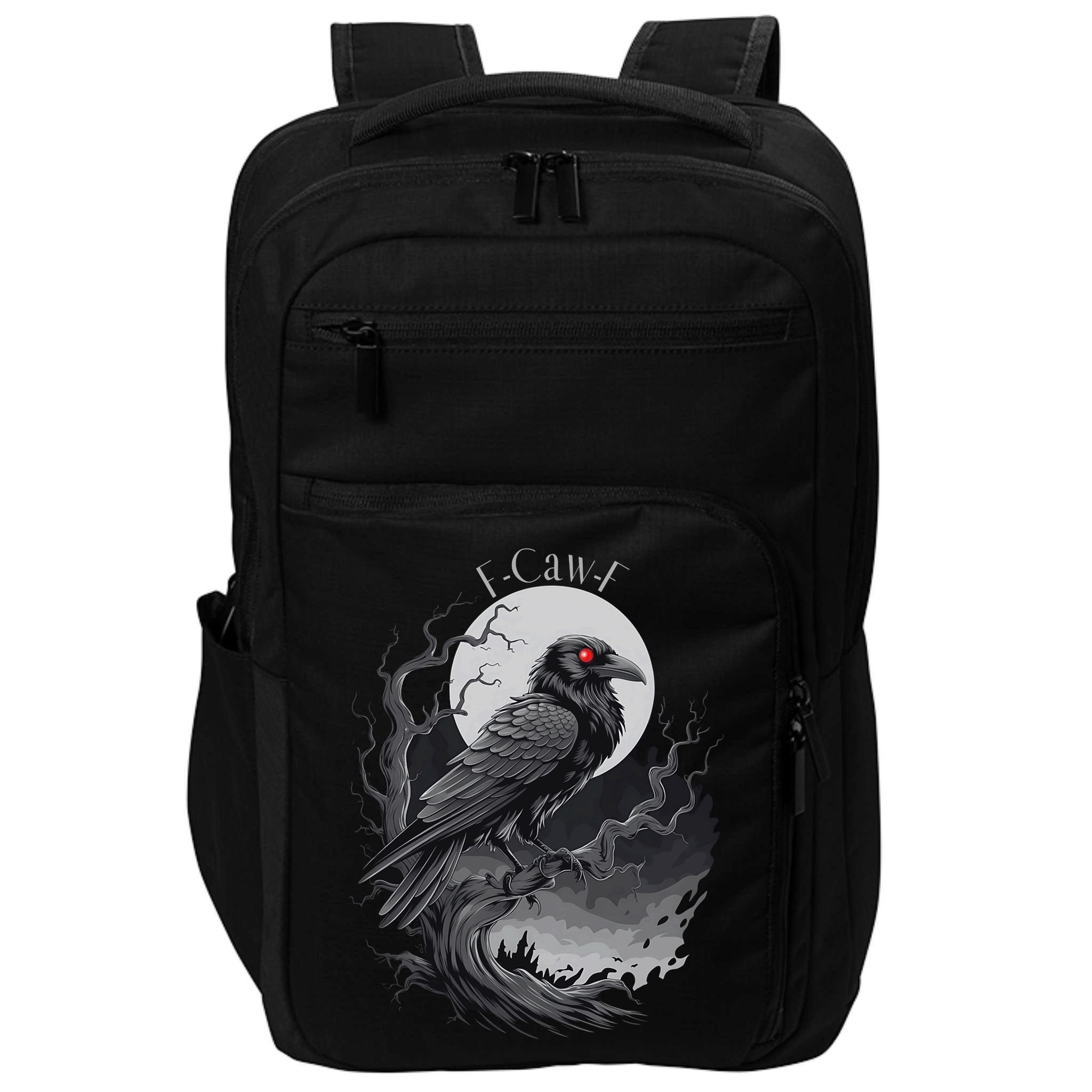 F-Caw-F Black Bird  Impact Tech Backpack