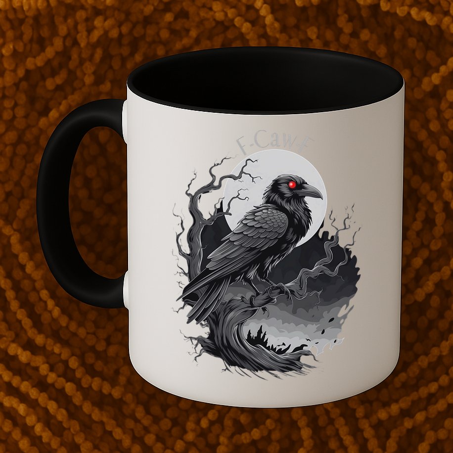 F-Caw-F Black Bird  Mug