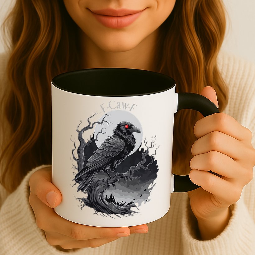 F-Caw-F Black Bird  Mug