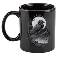 F-Caw-F Black Bird  11oz C Handle Ceramic Mug