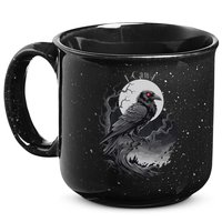 F-Caw-F Black Bird  15oz Campfire Ceramic Mug